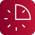 Icon_ Red_ Time Clock Three Streamline Streamline Light 3.0